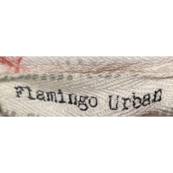 Flamingo Urban Women’s Sheer Boho Flowy Blouse Top Tunic Size Small 3/4 Sleeves - Picture 2 of 4